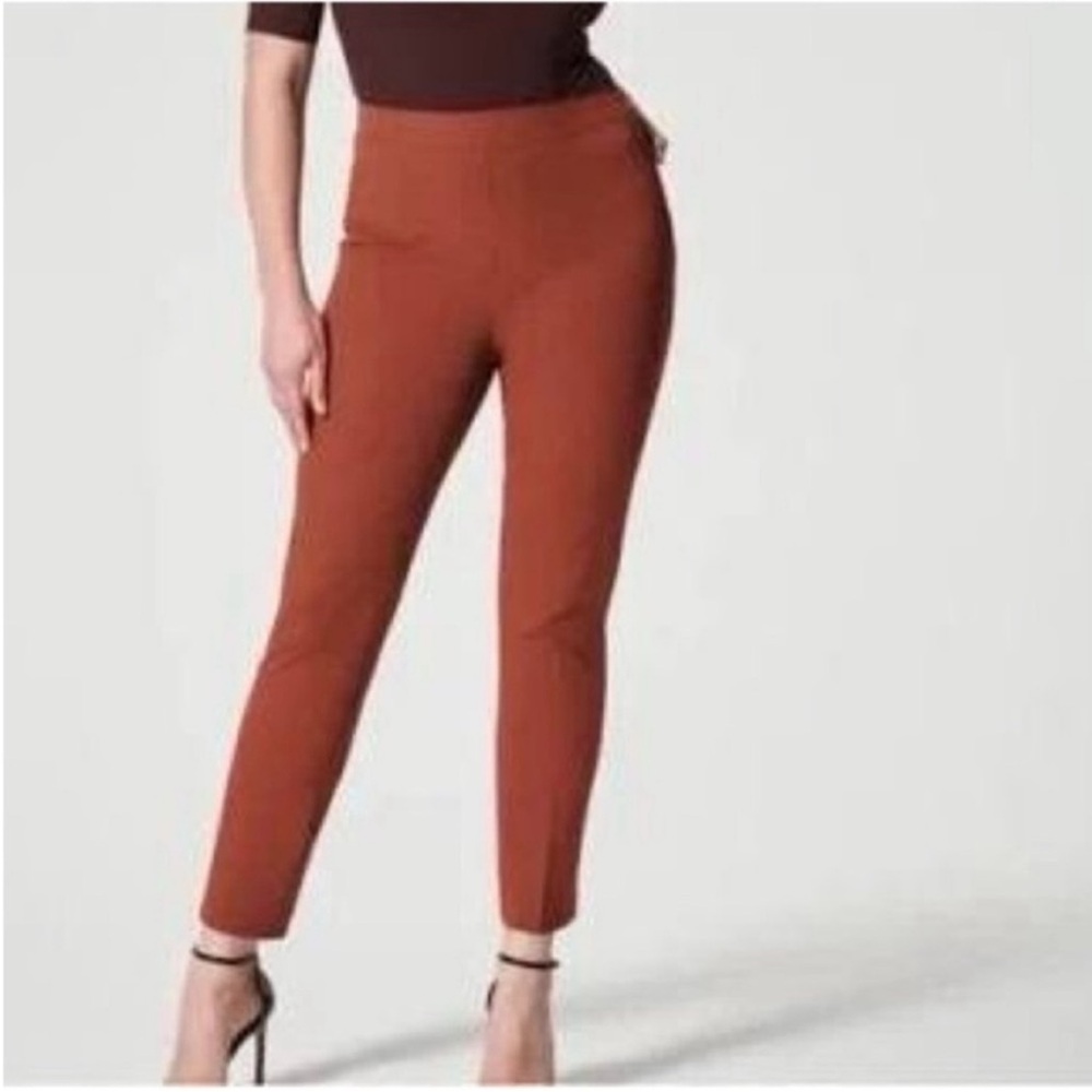 ▪️NWT Spanx On The Go Ankle Slim Straight Pant Bronze Glow